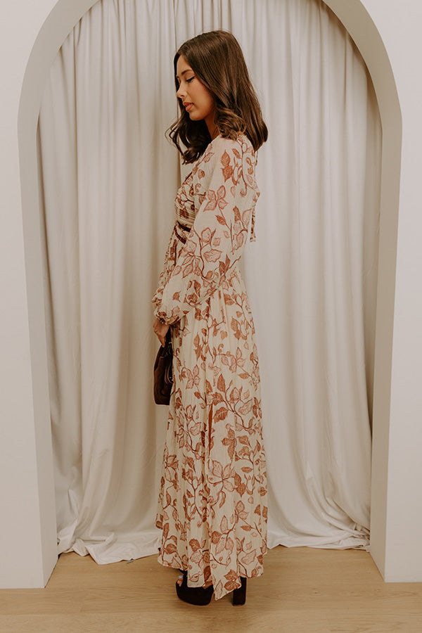 Evening in Bloom Floral Maxi Dress Image 5