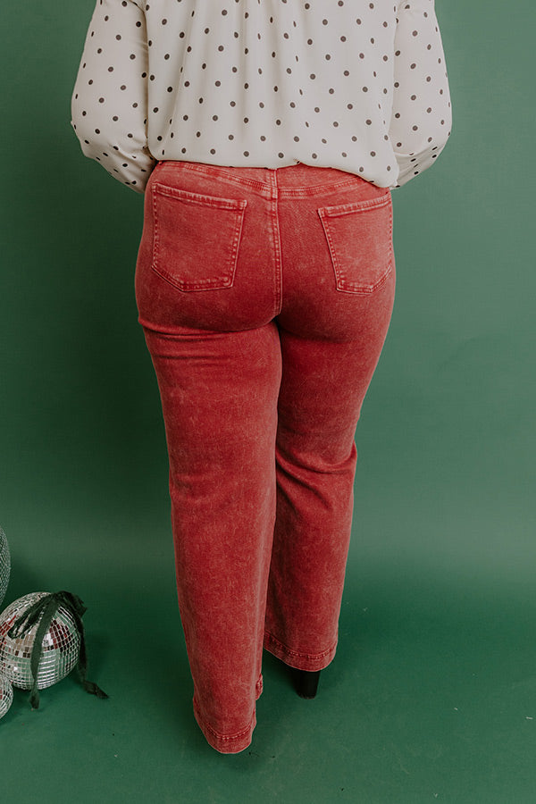 The Saige High Waist Vintage Wash Straight Leg Jean Curves Image 4