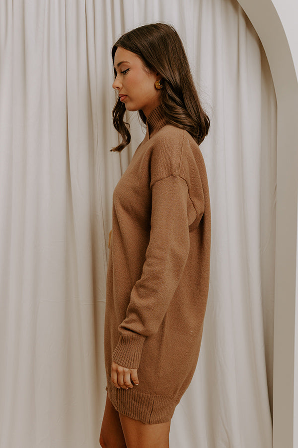 Manhattan Chill Knit Sweater Mini Dress Image 3