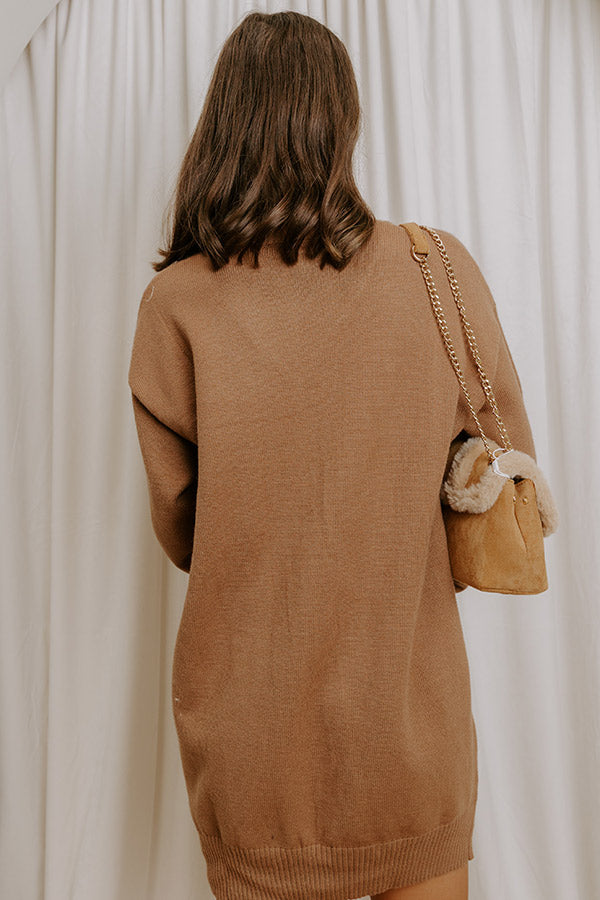 Manhattan Chill Knit Sweater Mini Dress Image 5