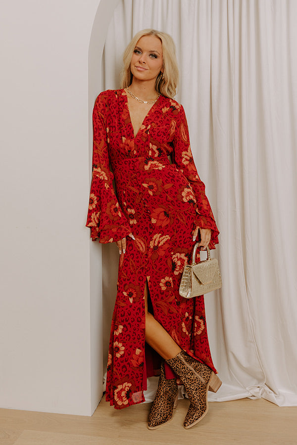 Wild Romance Leopard Maxi Dress Image 3