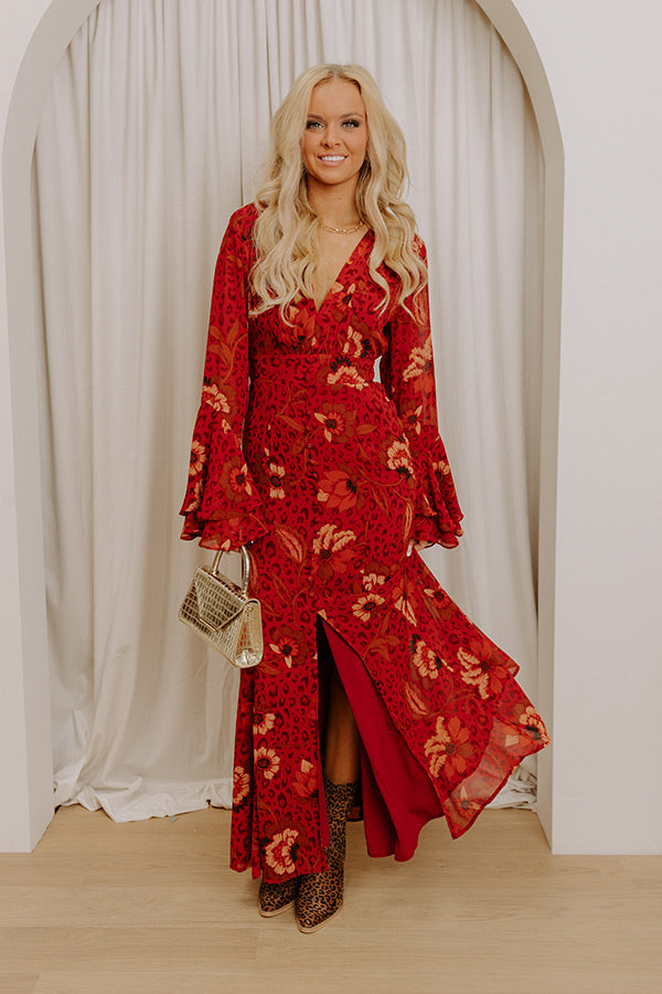 Wild Romance Leopard Maxi Dress Image 1