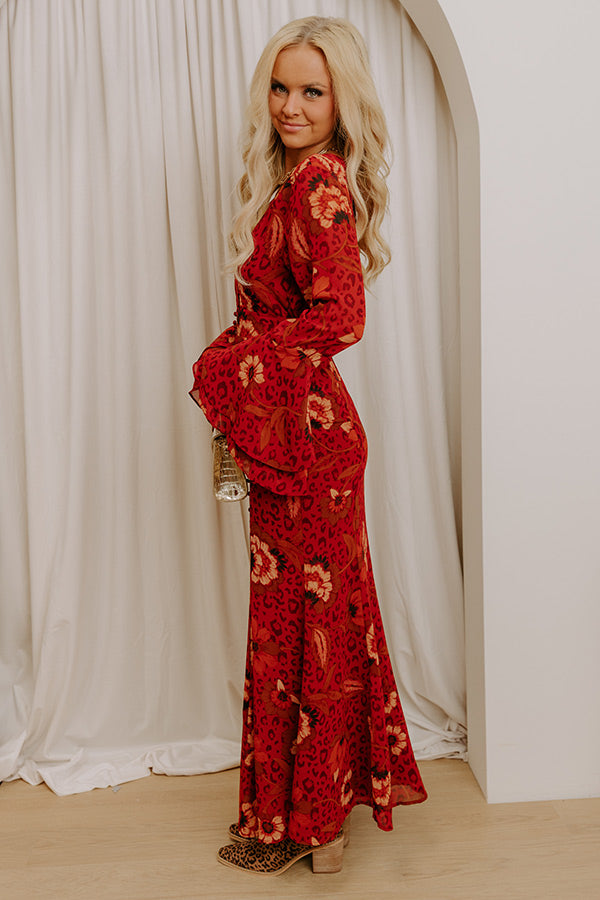 Wild Romance Leopard Maxi Dress Image 4