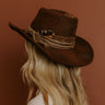 Boho Feels Distressed Felt Cowboy Hat Image - 1