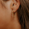 Metropolitan Chic Huggie Hoop Earrings Image - 1