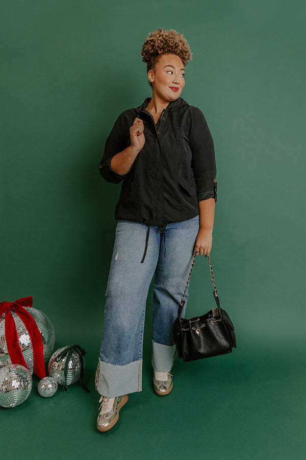 Fifth and Fall Lightweight Jacket in Black Curves Image - 1