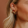 Sweet Blooms Earrings in Dusty Purple Image - 1