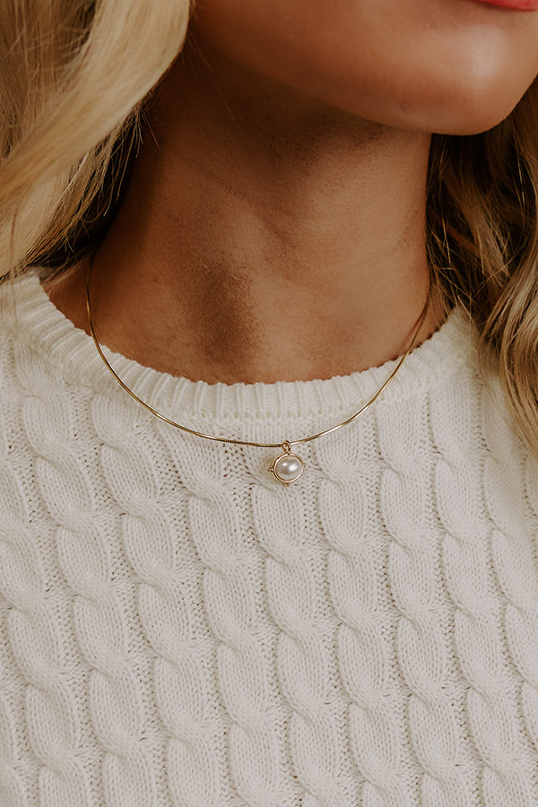 Bound In Style Choker Necklace