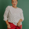 Kind Conversation Polka Dot Henley Top Curves Image 1