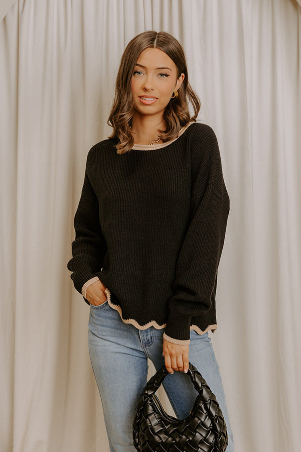Latte Break Knit Sweater Image 1