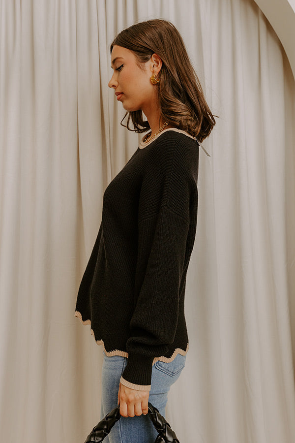 Latte Break Knit Sweater Image 5