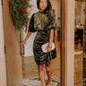 Make An Entrance Velvet Mini Dress Image - 1