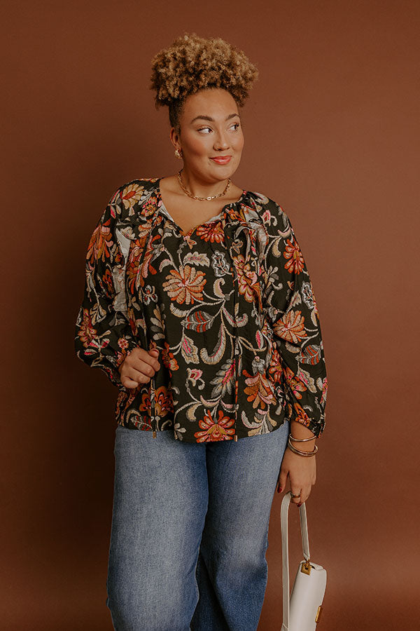 Sweet Serenade Floral Shift Top Curves Image - 5
