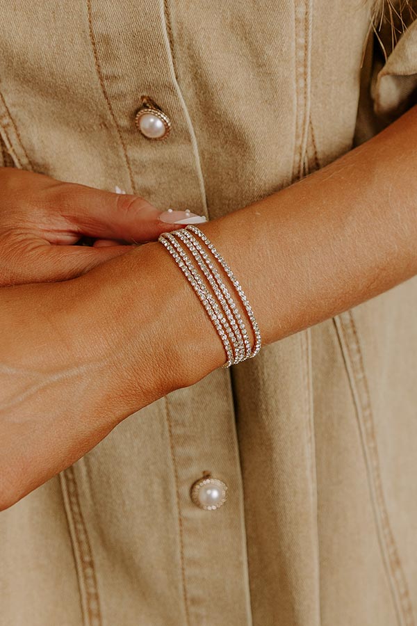 Dazzle The Room Stretch Bracelet Set Image - 1