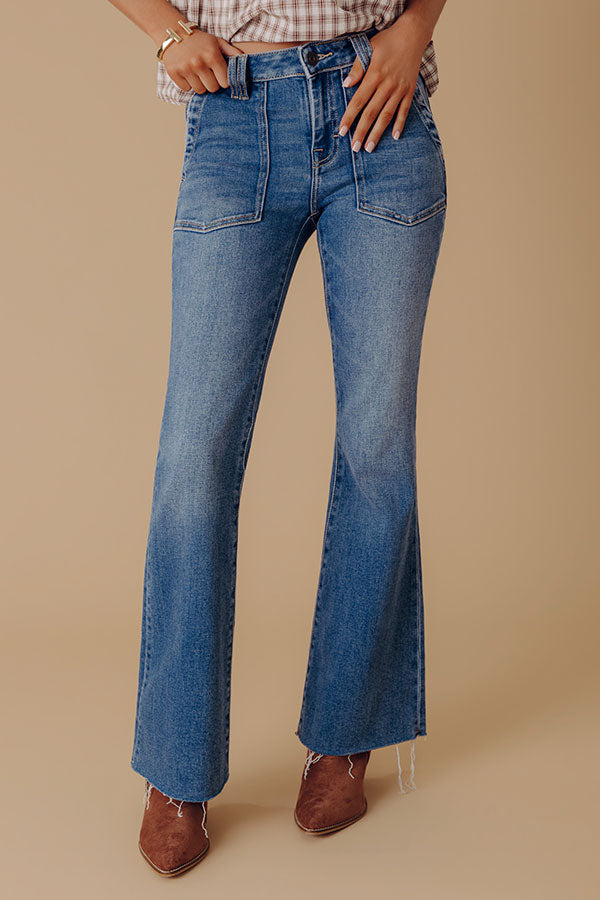 Hidden Jeans Happi Midrise Flares Image - 1