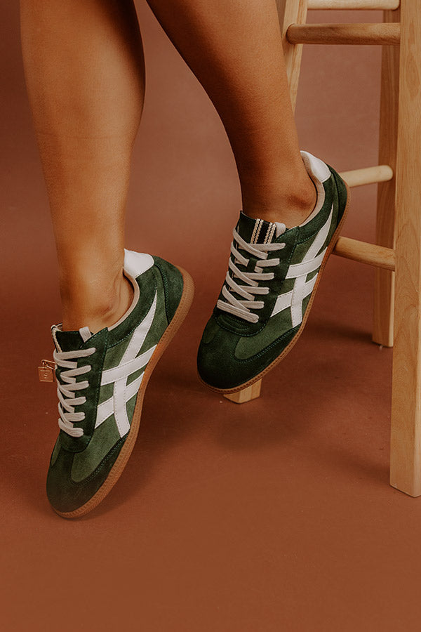 Sasha Faux Suede Sneaker Image - 3