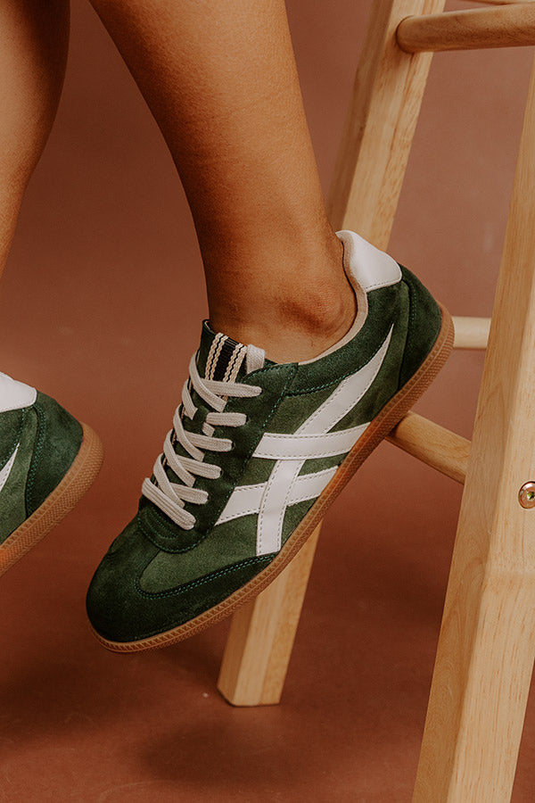 Sasha Faux Suede Sneaker Image - 2