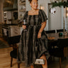 Evening at the Estate Floral Midi Dress Curves Image - 1