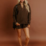 Cozy Cues Sweatshirt in Chestnut Image - 1