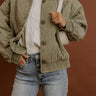 Ski Lodge Cutie Quilted Jacket in Sage Image - 1