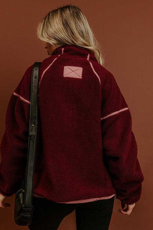 Morning Hike Sherpa Pullover Image - 5
