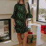 Timeless Classic Floral Jacquard Mini Dress Image - 1
