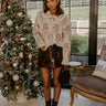 The Jessica Faux Leather Mini Skirt in Dark Chocolate Image - 1