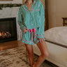 Merry And Bright Satin Pajama Shorts Image - 1