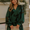 Blooming Grace Floral Jacquard Mini Dress Image - 1