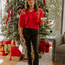 Sweet Sparkle Jewel Embellished Knit Top Image - 1