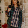 Plaid Perfection Color Block Button Up Top Image - 1