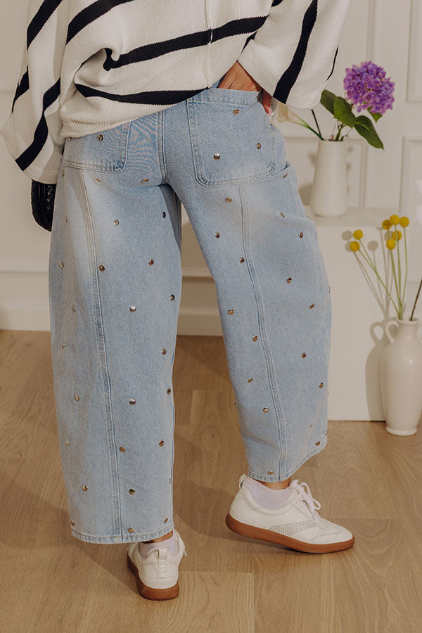 The Sophia High Waist Barrel Leg Jean Image - 4