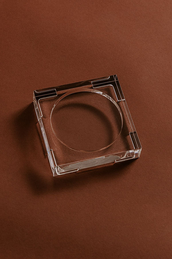 L'avant Lucite Clear Tray in Small Image - 1