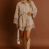 Soho Penthouse High Waist Faux Suede Shorts Image - 1