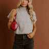 Always Grateful Knit Sweater Top in Grey Image - 1