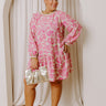 Sweet Whimsy Floral Mini Dress Curves Image - 1