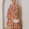 Boheme Whisper Floral Midi Dress in French Vanilla Curves Image - 1