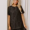 Starlit Soiree Tweed Mini Dress Image - 1