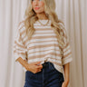 Modern Lines Knit Top Image - 1