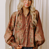 Floral Sonata Button Down Top Image - 1