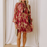 Candlelight Hour Metallic Mini Dress Image - 1