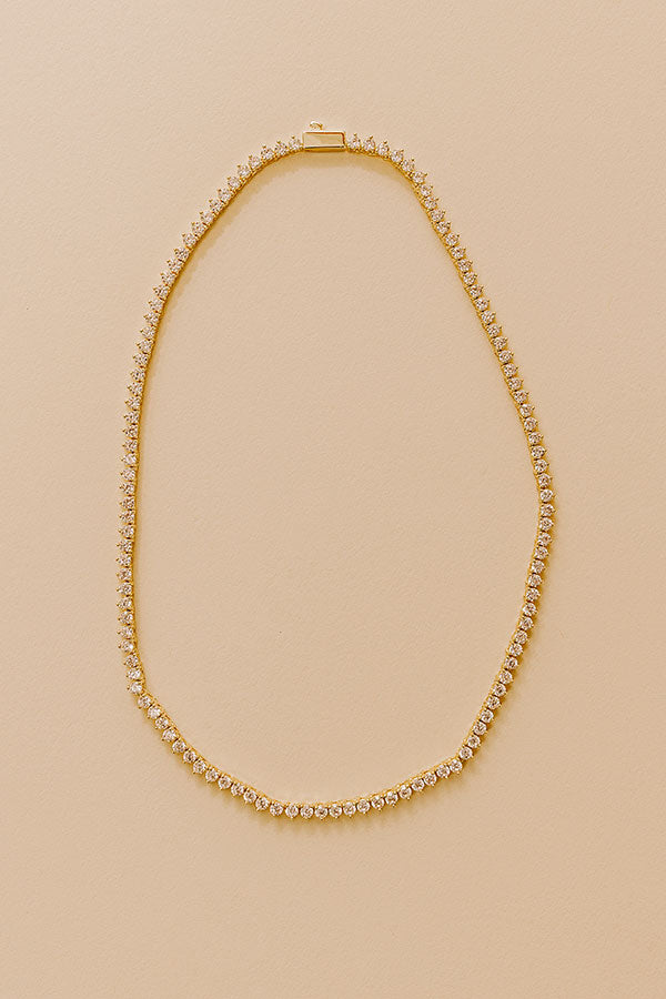 Melinda Maria Not Your Basic 16 inch Tennis Necklace