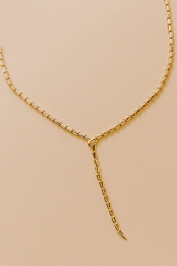Melinda Maria Serpent Lariat Necklace Image - 1