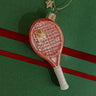 Vondels Glass Tennis Racket Ornament Image - 1