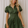 Cranberry Martini Mini Dress in Hunter Green Image - 1