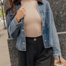 Casual Cues Denim Jacket Image - 1