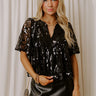 Polished Uptown Sequin Top Image - 1