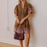 Wildly Chic Satin Leopard Mini Dress Image - 1