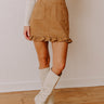 The Cecilia High Waist Faux Suede Mini Skirt Image - 1