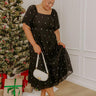 Effortless Spots Embroidered Midi Dress Curves Image - 1